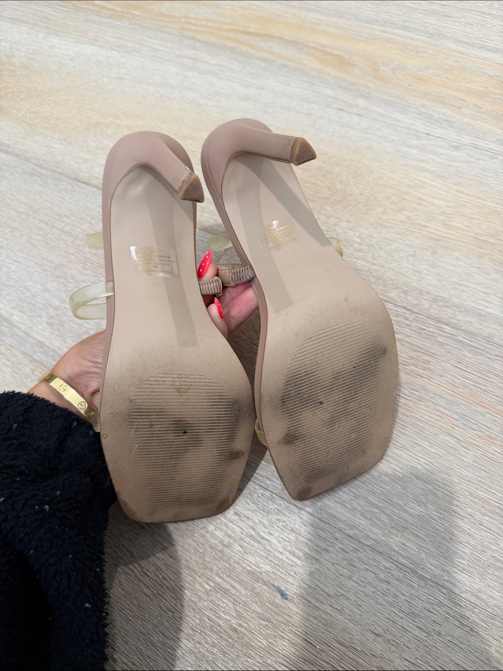 Steve Madden Gracey clear heels 8 - Picture 3 of 6